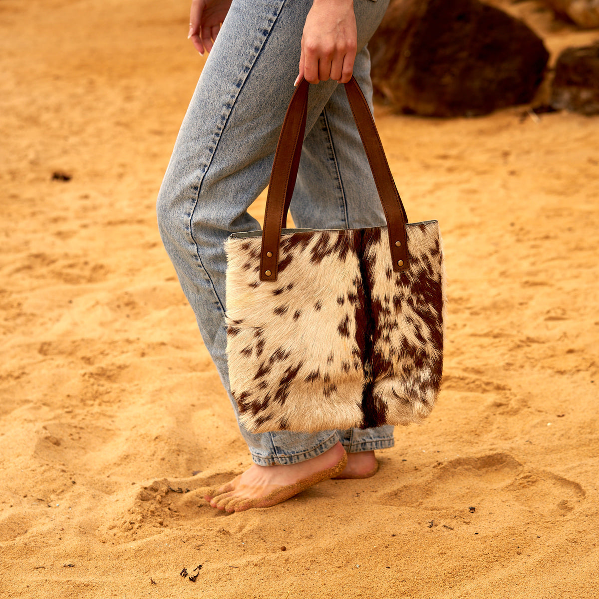 Cowhide leather bags sale