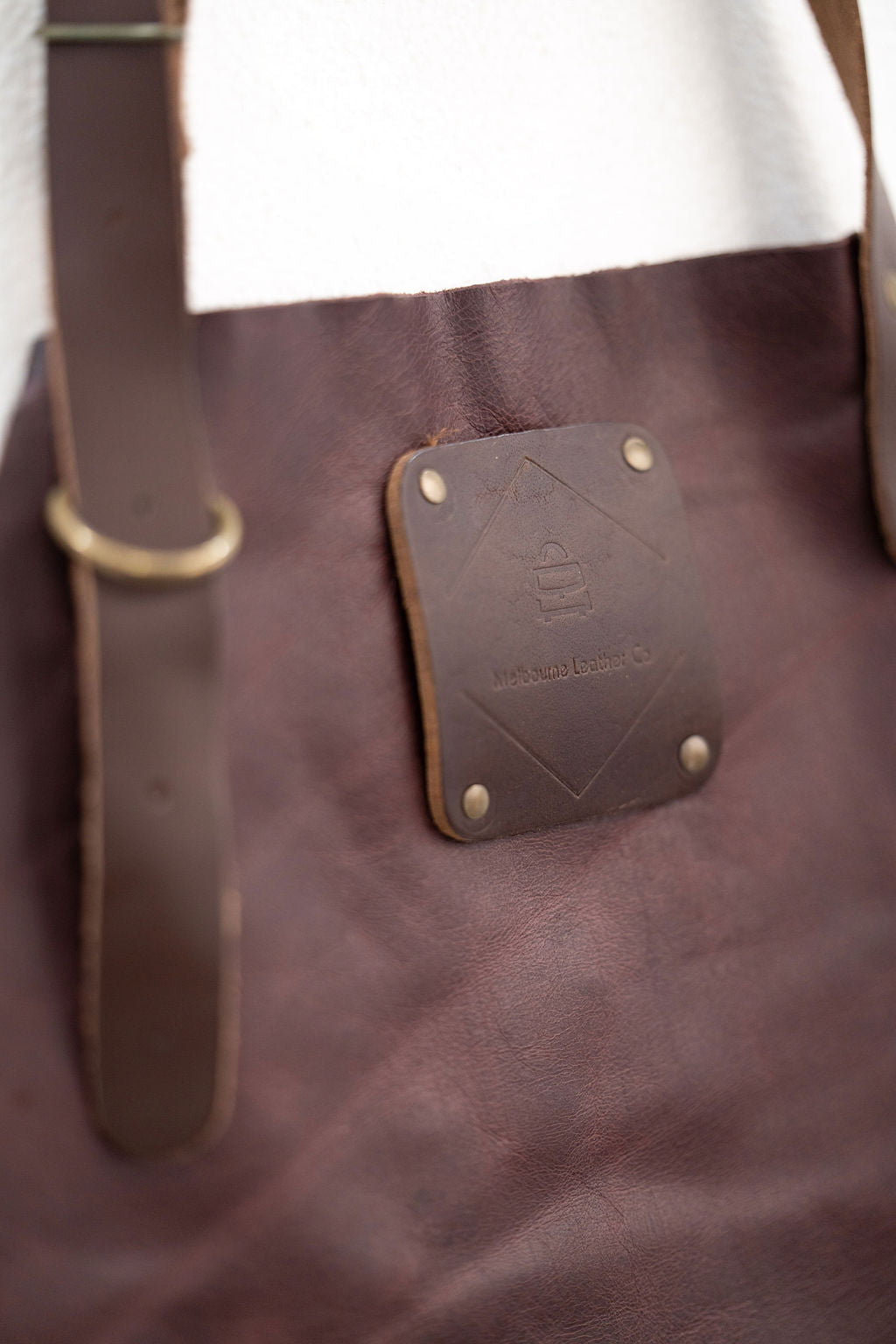 Espresso Brown Leather Apron – Signature Premium Work Apron (80×60 cm)