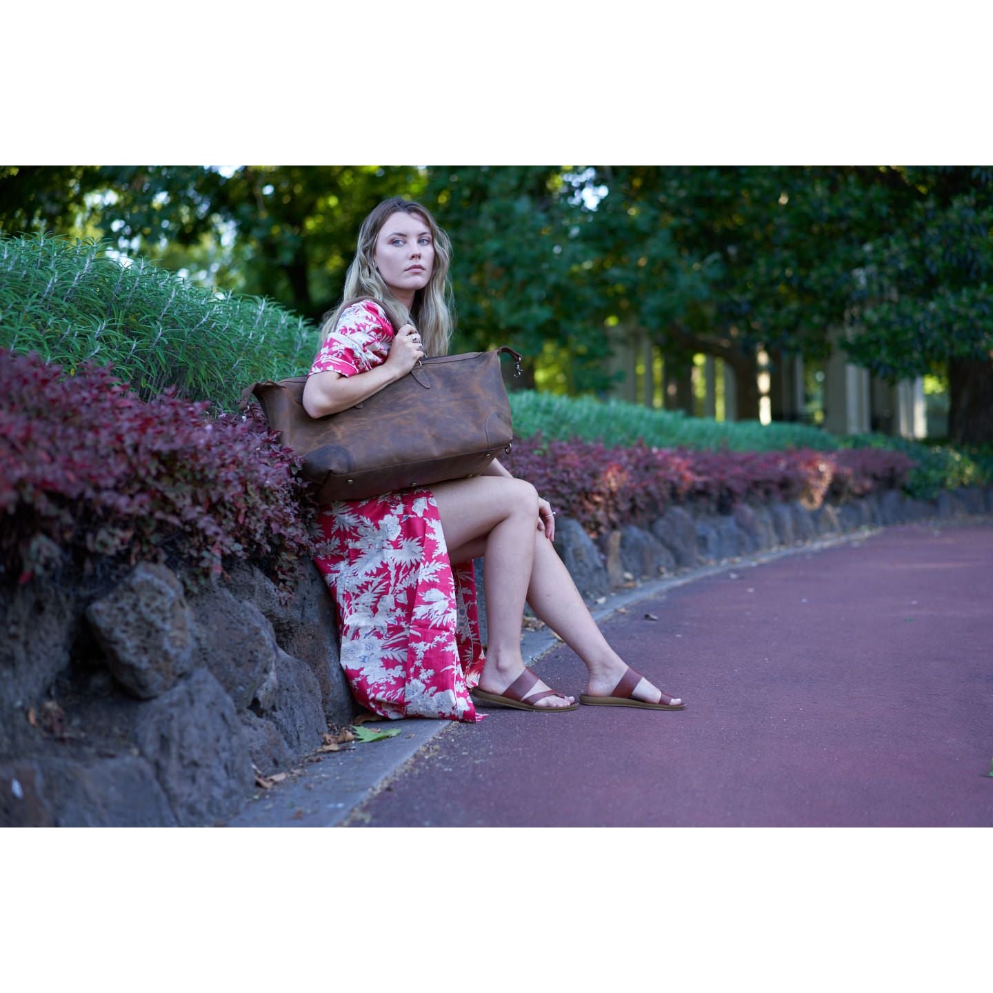 Timeless Traveller Rustic Leather Duffle Bag