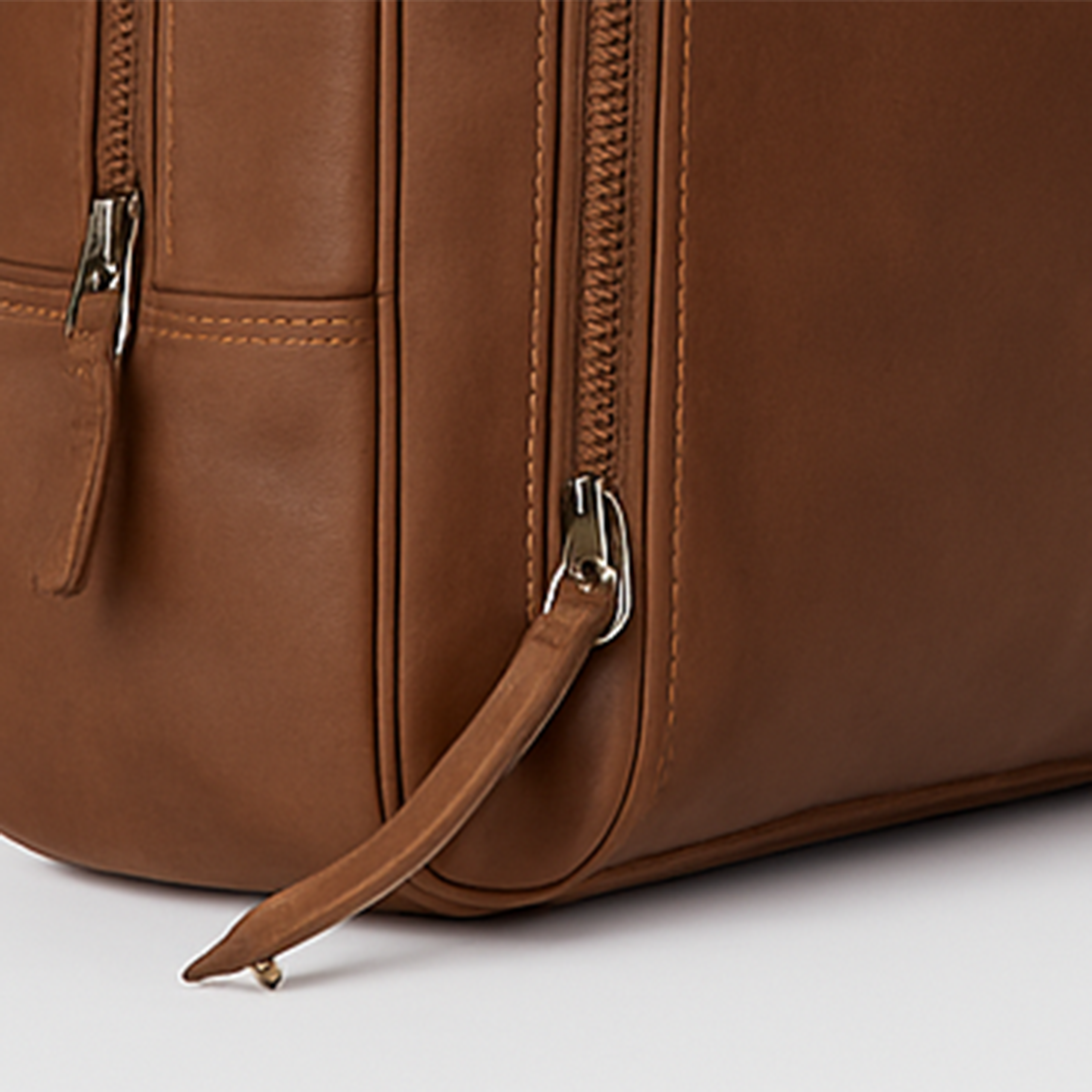 Luxe – Handmade Tan Leather Backpack for Travel, Work & Adventure