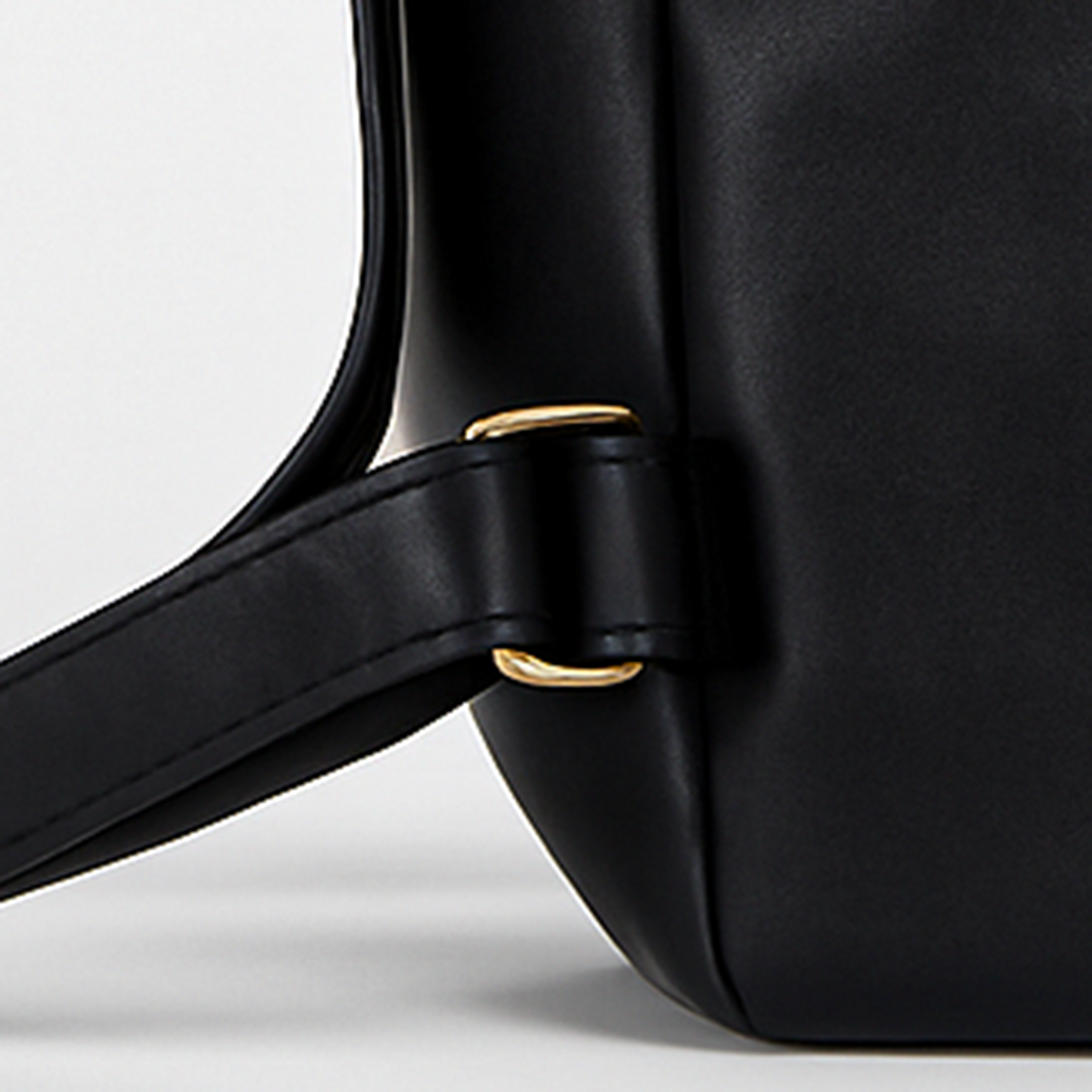 Minimalist Black Leather Backpack – Sleek Everyday Carry