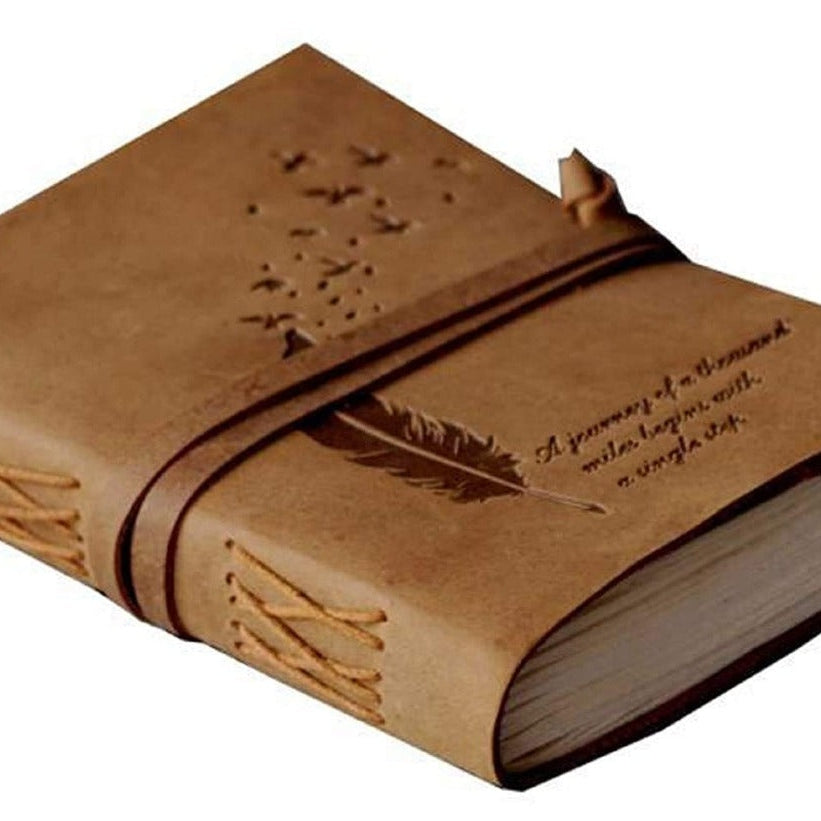 Secret Garden Vintage Journal - Recycled Paper Notebook