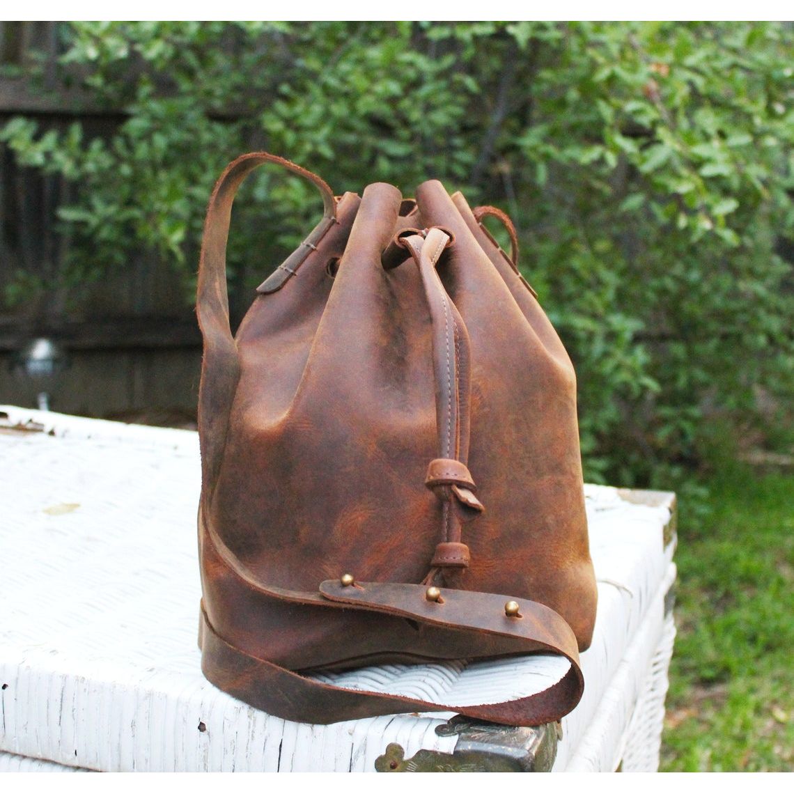 Melbourne Leather Co Genuine Tan Leather Crossbody Bag Small Leather Purse Minimalist Bag Modern Leather Wristlet Clutch Bag Crossbody Leather Tote Gift Bag - LB30