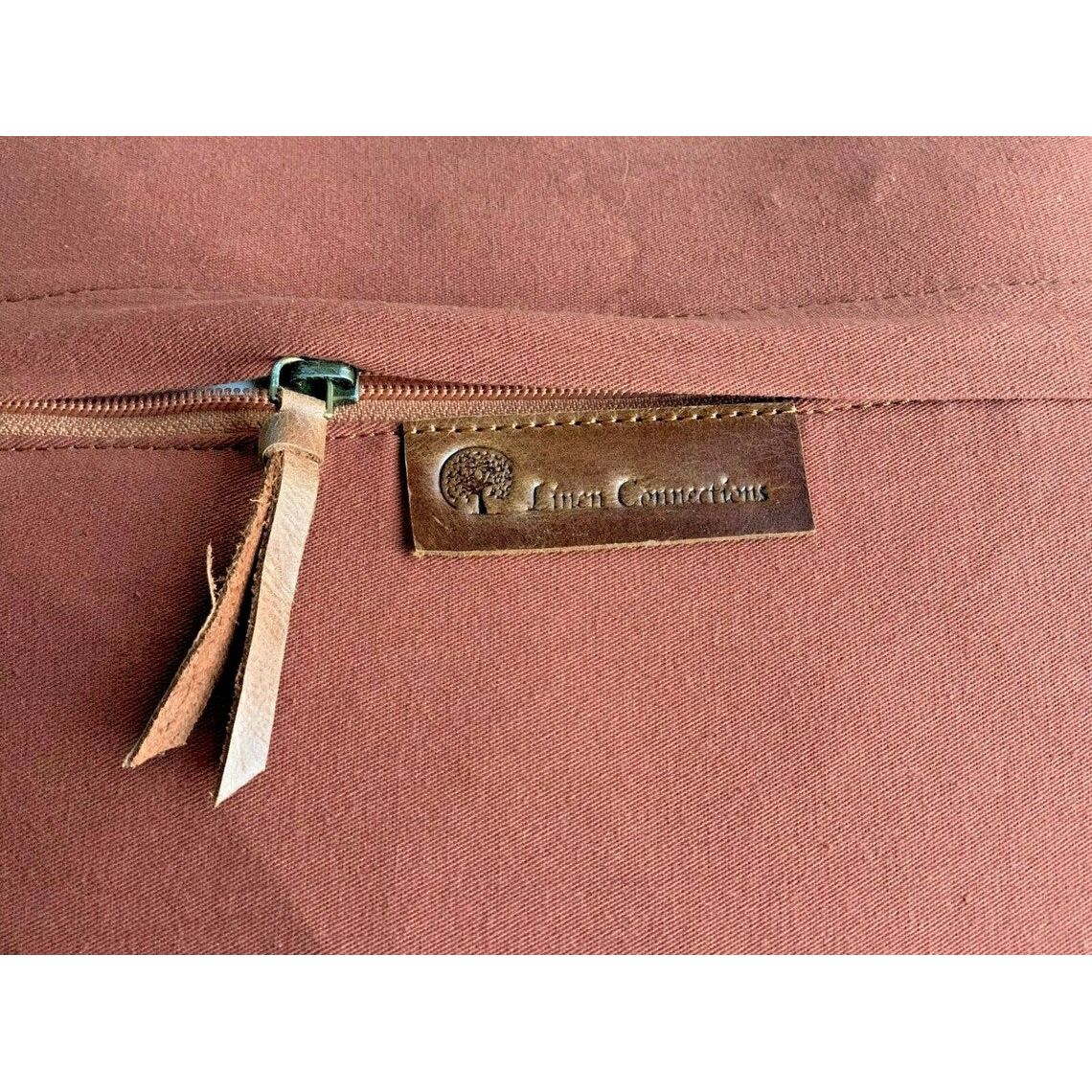 Melbourne Leather Co Genuine Leather Cushion Cover Pillow Cover Leather Pillow Leather Cushion Vintage Leather Tan Pillow Cover - LCC13