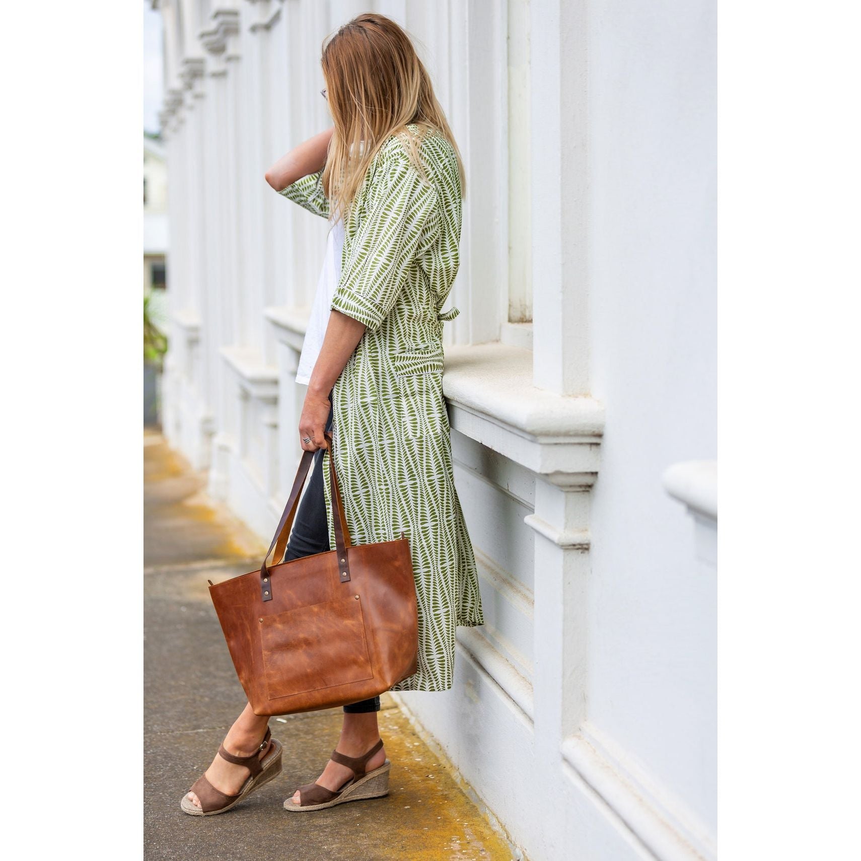 Melbourne Leather Co Leather totes,Work bag,Tote bag,Brown leather tote,Custom tote bag,Brown leather tote bag,Monogram computer bag,Ladies computer bag gift - LB04