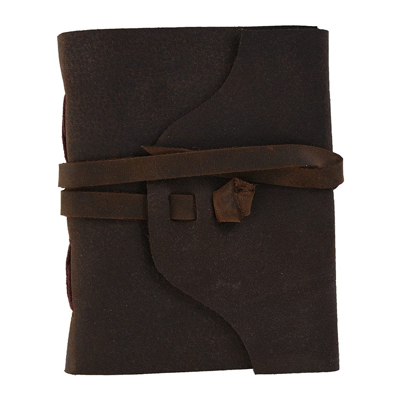 Melbourne Leather Co Vintage Leather Journal Recycled Paper Journal, For Notes, Notebook, Sketch book, Diary, Handmade Book,100% Recycled Rag,Tree Free Paper - LJ01