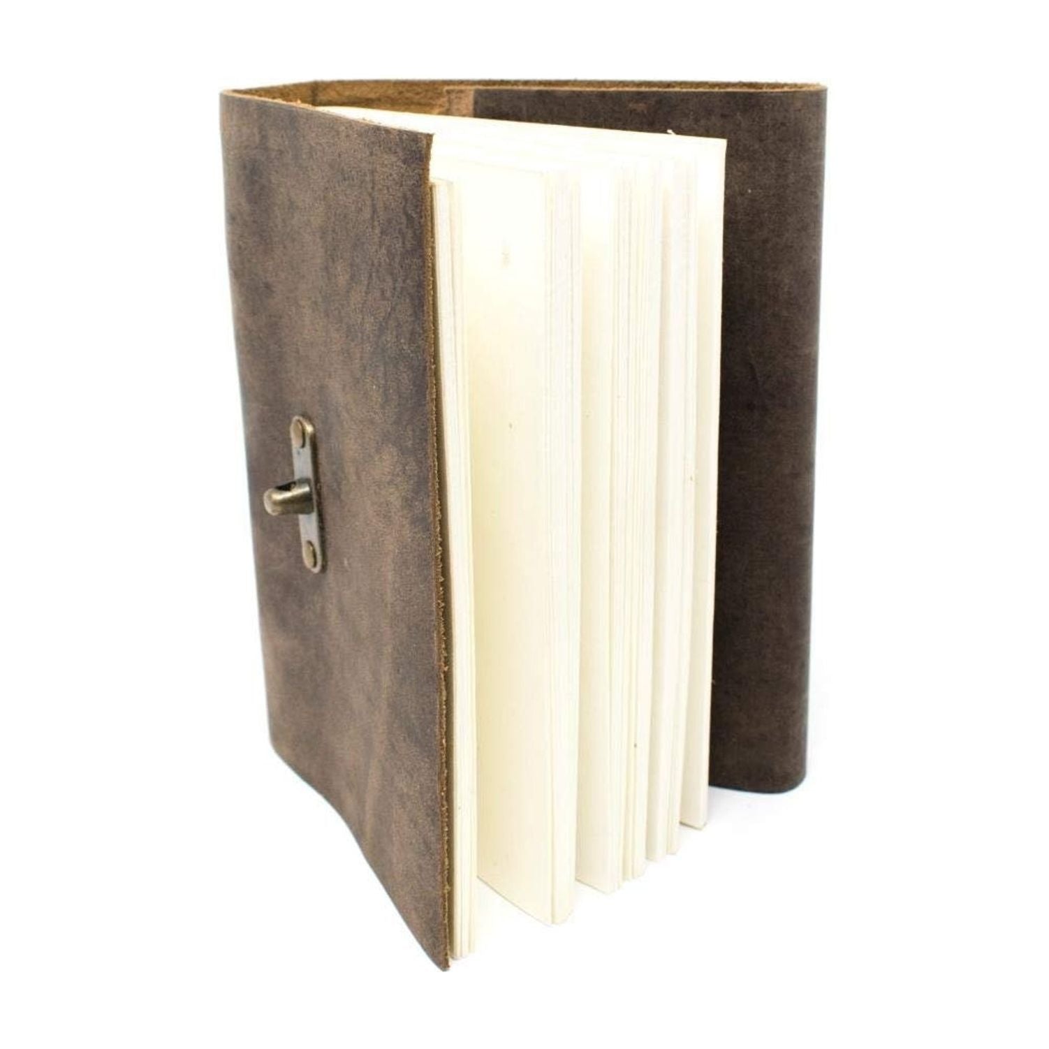Melbourne Leather Co Vintage Leather Journal Recycled Paper Journal, For Notes, Notebook, Sketch book, Diary, Handmade Book,100% Recycled Rag,Tree Free Paper - LJ16