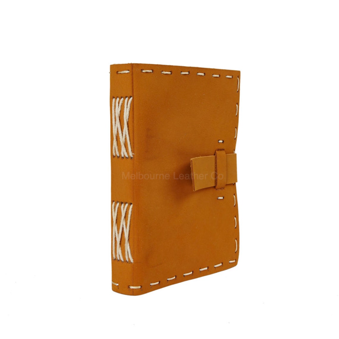 Melbourne Leather Co Vintage Leather Journal Recycled Paper Journal, For Notes, Notebook, Sketch book, Diary, Handmade Book,100% Recycled Rag,Tree Free Paper - LJ25