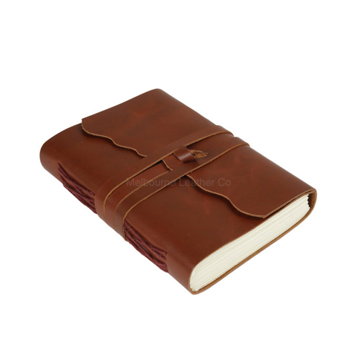 Earthly Delight Recycled Paper Leather Journal MelbourneLeatherCo