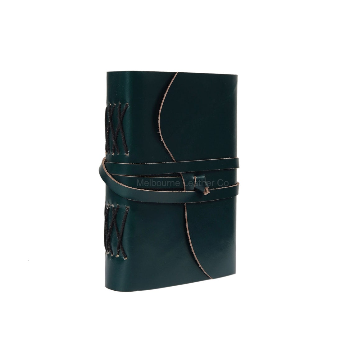 Melbourne Leather Co Vintage Leather Journal Recycled Paper Journal, For Notes, Notebook, Sketch book, Diary, Handmade Book,100% Recycled Rag,Tree Free Paper - LJ06