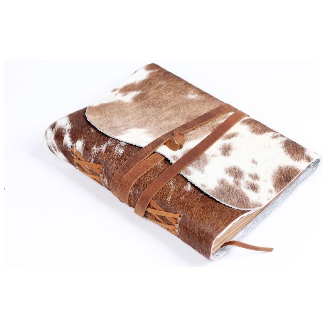 Melbourne Leather Co Vintage Cowhide Leather Journal Recycled Paper Journal, Notebook, Sketch book, Diary, Handmade Book,100% Recycled Rag,Tree Free Paper - LJ05