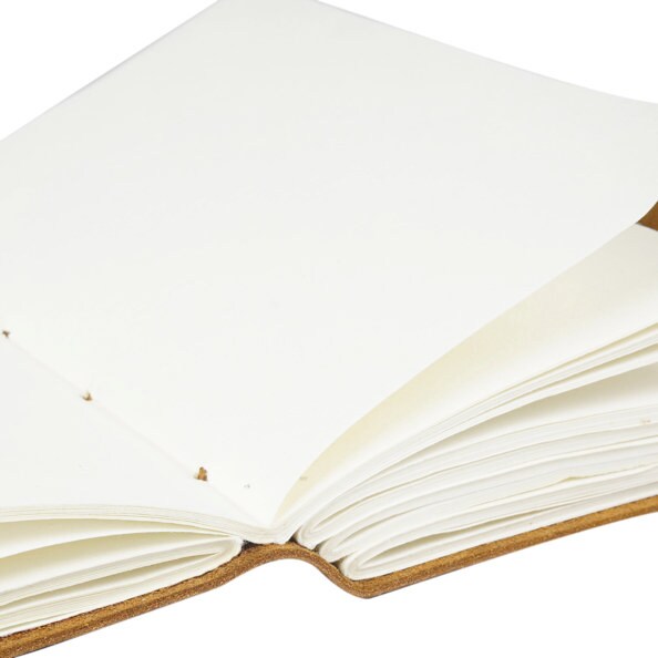 Vintage Leather Journal Recycled Paper Journal, For Notes, Notebook, Sketch book, Diary, Handmade Book,100% Recycled Rag,Tree Free Paper