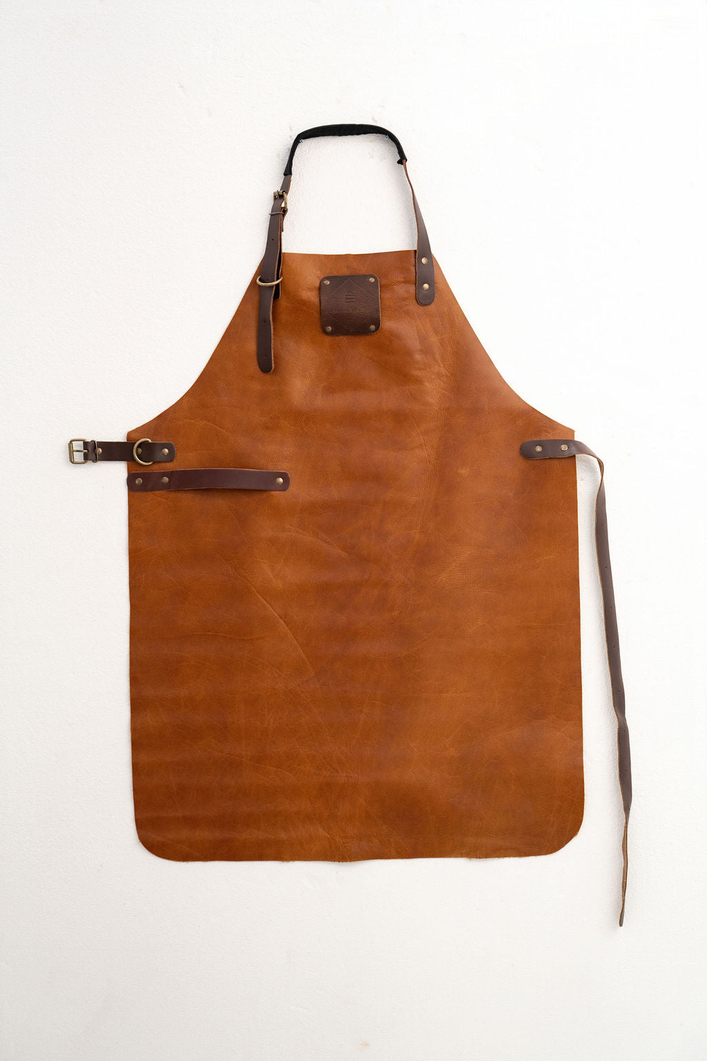 Vintage Saddle Brown Leather Apron – Signature Premium Work Apron (80×60 cm)