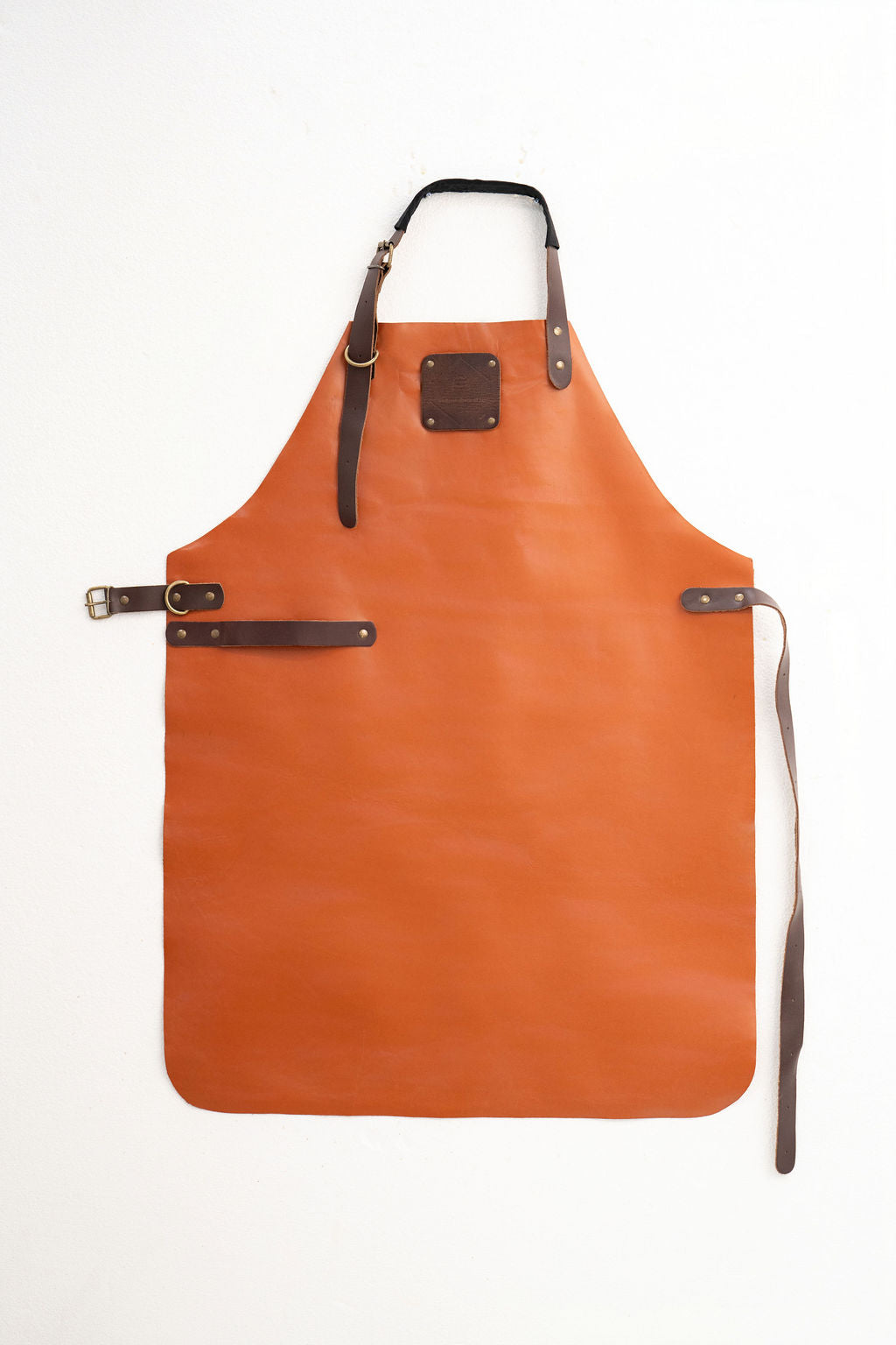 Cognac Tan Leather Apron – Signature Premium Work Apron (80×60 cm)