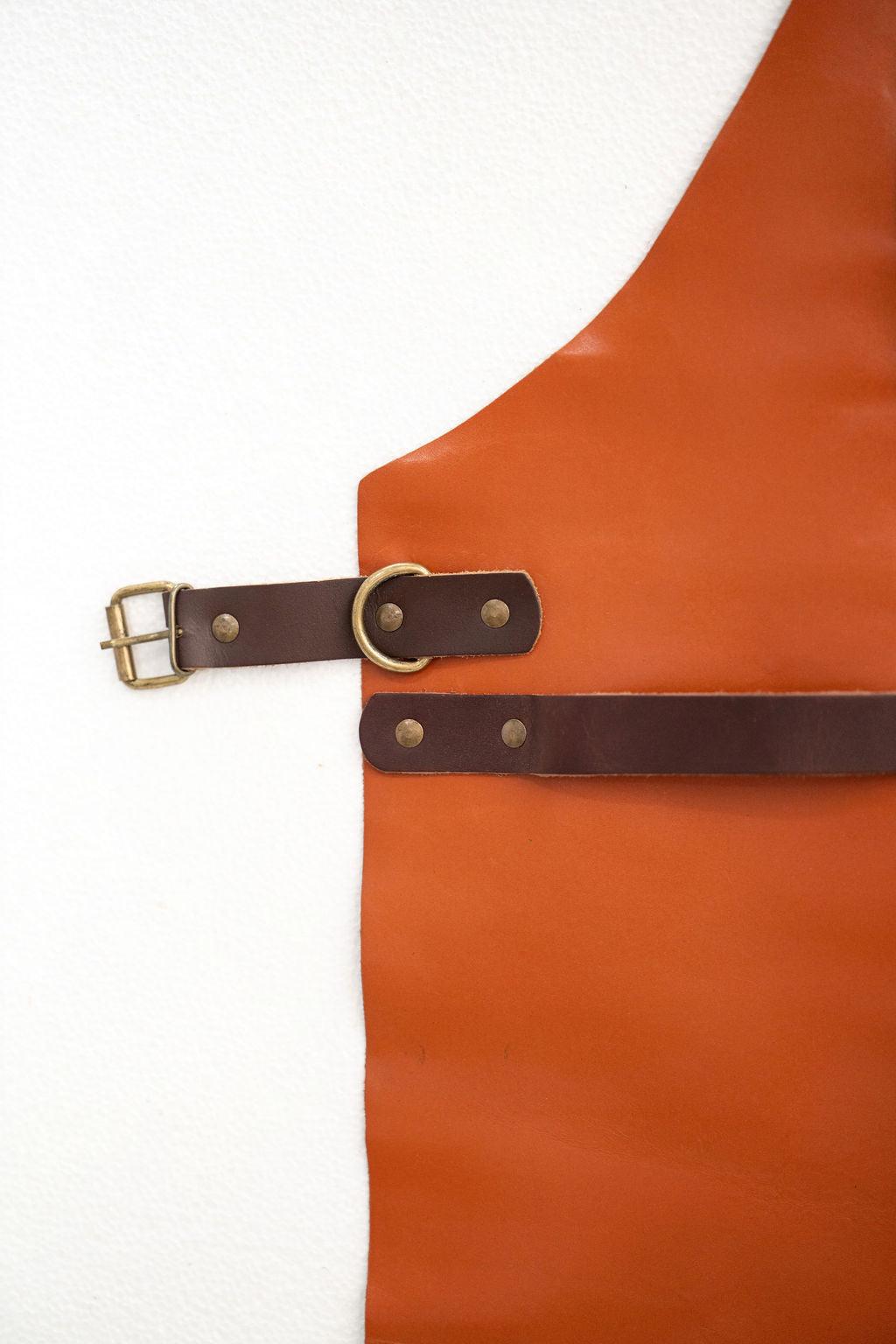 Cognac Tan Leather Apron – Signature Premium Work Apron (80×60 cm)