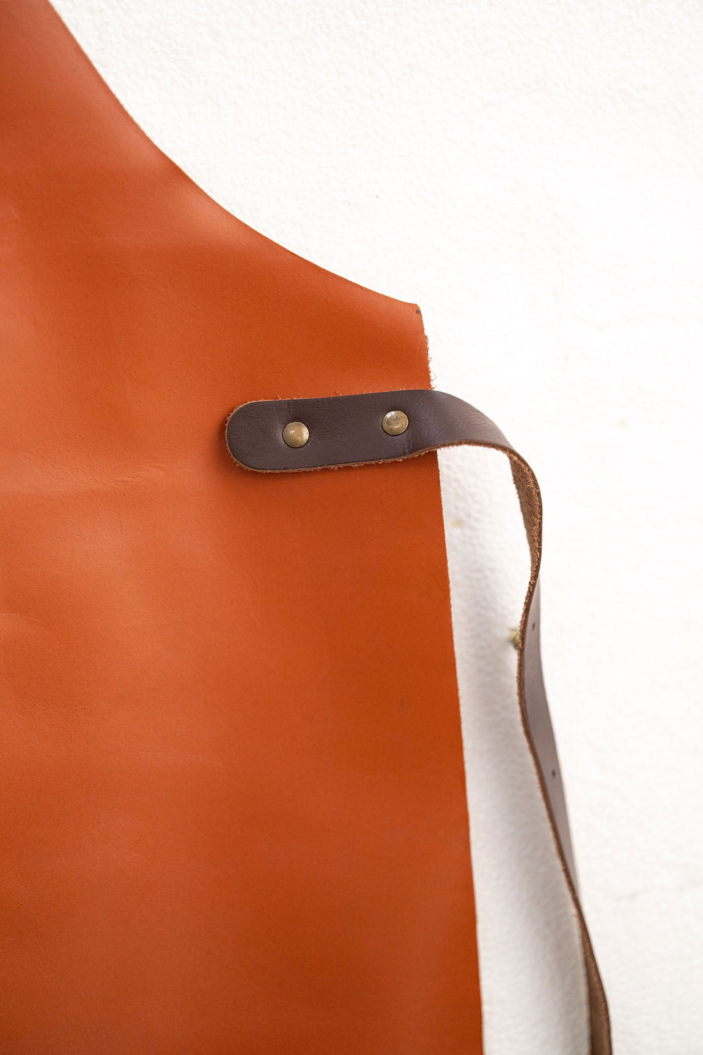 Cognac Tan Leather Apron – Signature Premium Work Apron (80×60 cm)