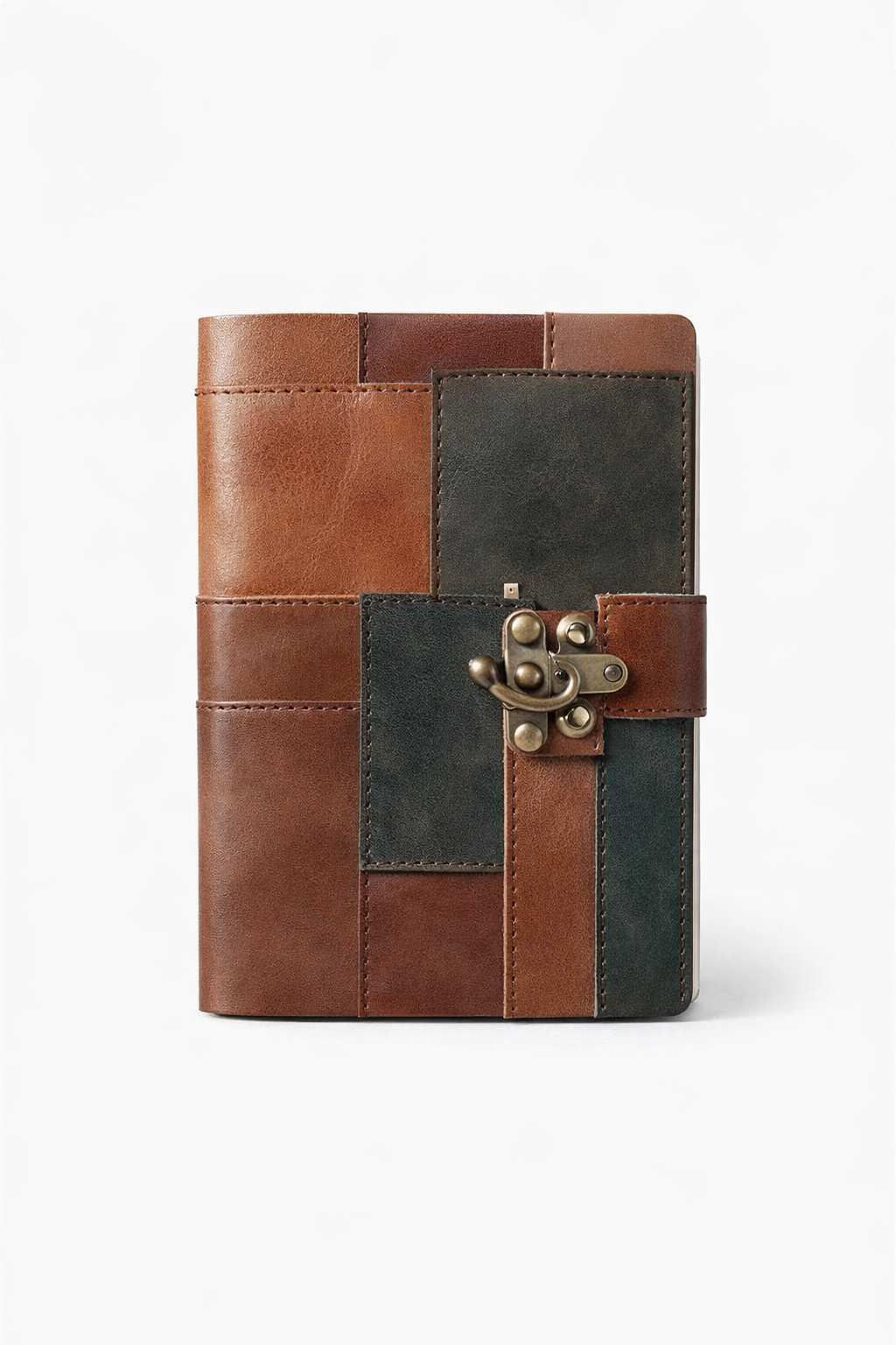 Luxury leather journal with genuine leather cover and artisan craftsmanship.
