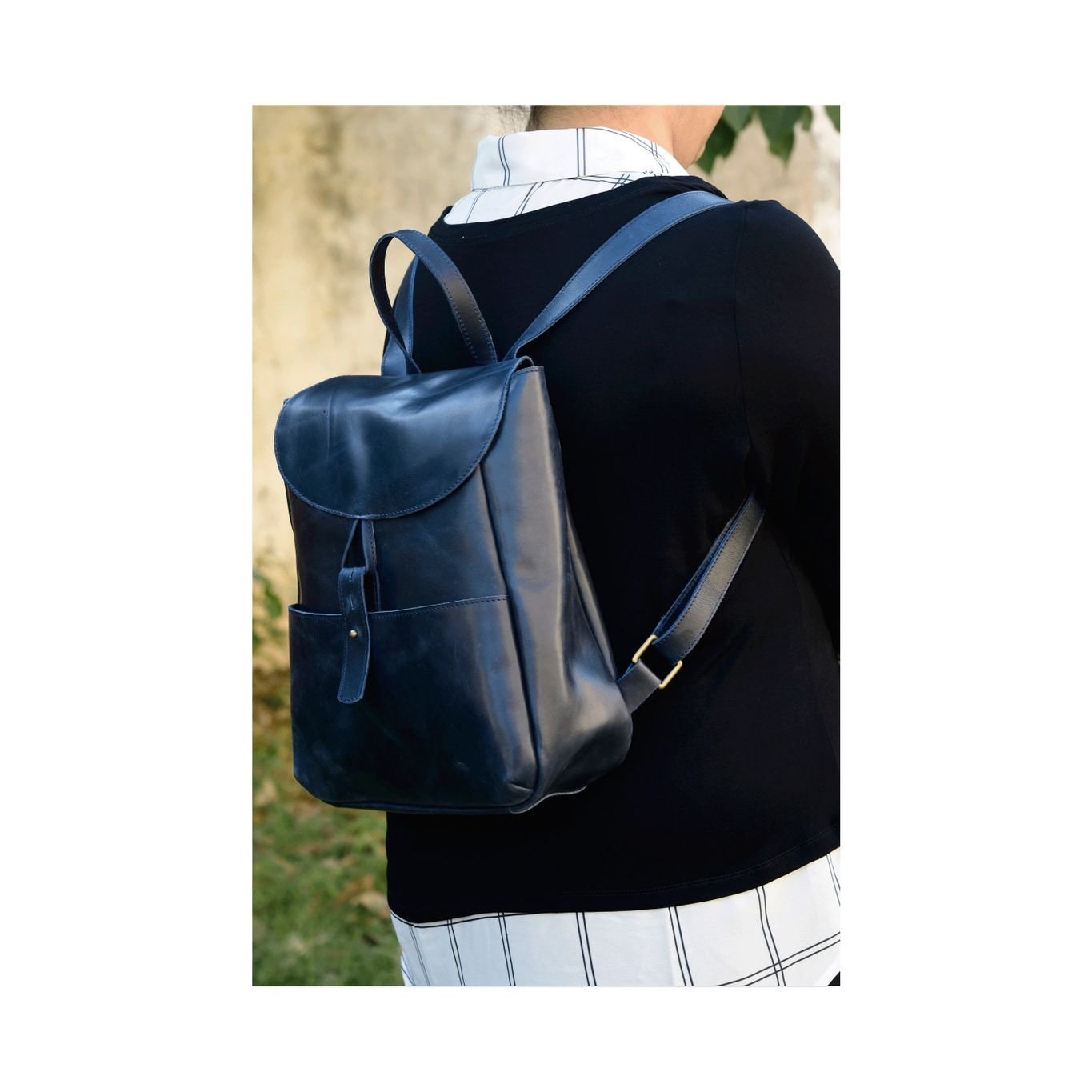 Melbourne Leather Co Leather Back Pack Purse |Handmade Leather Handbag | Full Grain Leather Computer or Diaper Bag-Chandler Back Pack by Melbourne Leather Co - LB11