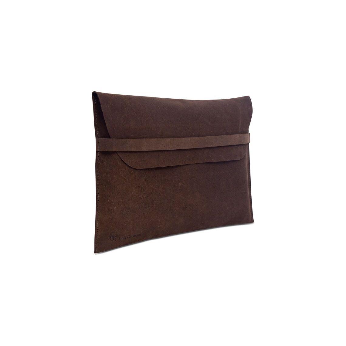 Melbourne Leather Co Handmade Genuine Leather macbook sleeve case for 12 13 15 inch macbook / vintage distressed leather macbook air 13 15 inch sleeve case - LB26