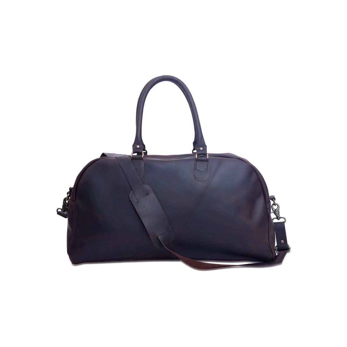 Melbourne Leather Co Leather Weekender, Duffle Bag, Leather Weekend Bag, Fathers Day Gift for Him, Overnight Bag, Vacation Duffel, Lightweight Luggage, Men - LB10