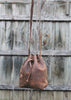Melbourne Leather Co Genuine Tan Leather Crossbody Bag Small Leather Purse Minimalist Bag Modern Leather Wristlet Clutch Bag Crossbody Leather Tote Gift Bag - LB30