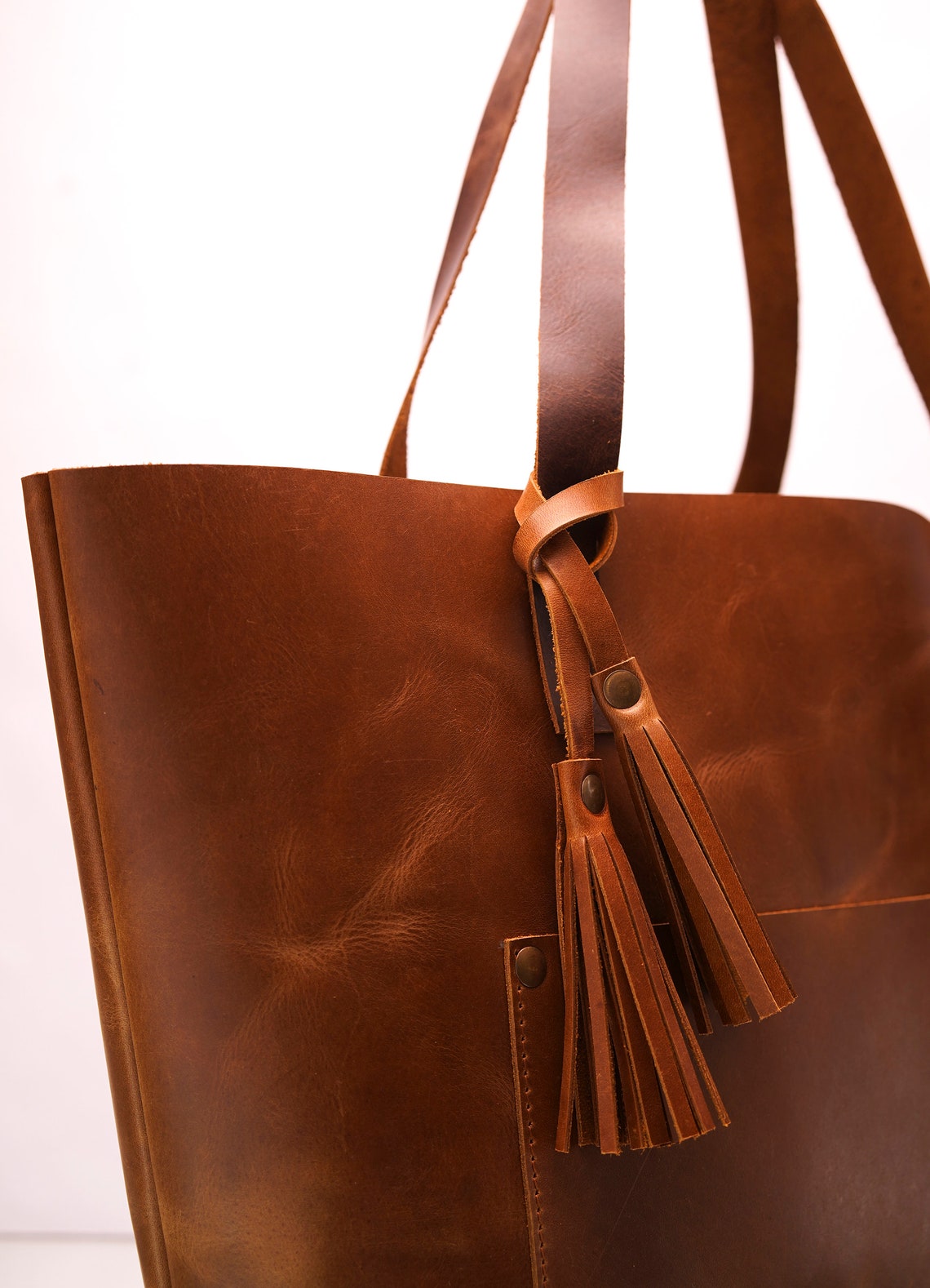 Melbourne Leather Co Leather totes,Work bag,Tote bag,Brown leather tote,Custom tote bag,Brown leather tote bag,Monogram computer bag,Ladies computer bag gift - LB17