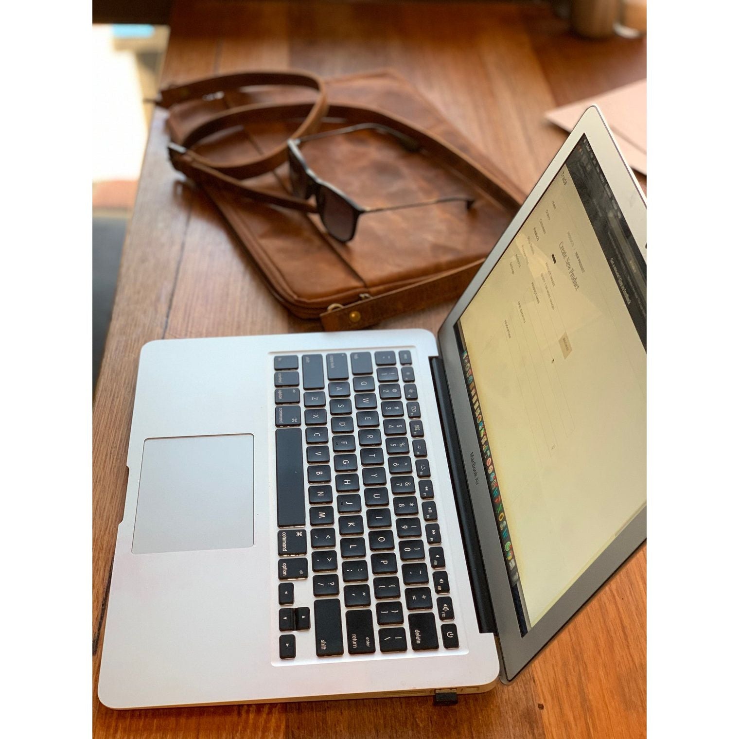 Melbourne Leather Co Handmade Genuine Leather macbook sleeve case for 12 13 15 inch macbook / Fathers day Gift for him macbook air 13 15 inch sleeve case - LB09