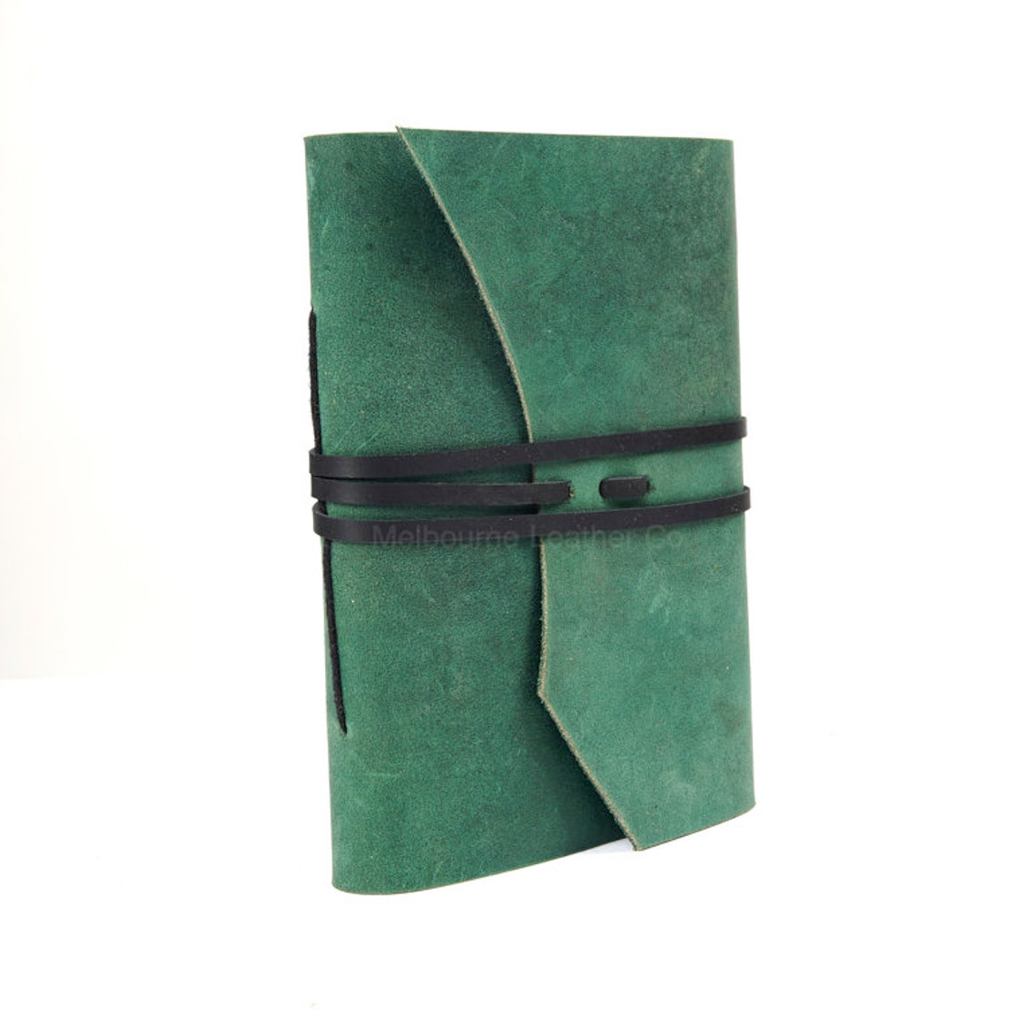 Melbourne Leather Co Vintage Leather Journal Recycled Paper Journal, For Notes, Notebook, Sketch book, Diary, Handmade Book,100% Recycled Rag,Tree Free Paper - LJ24