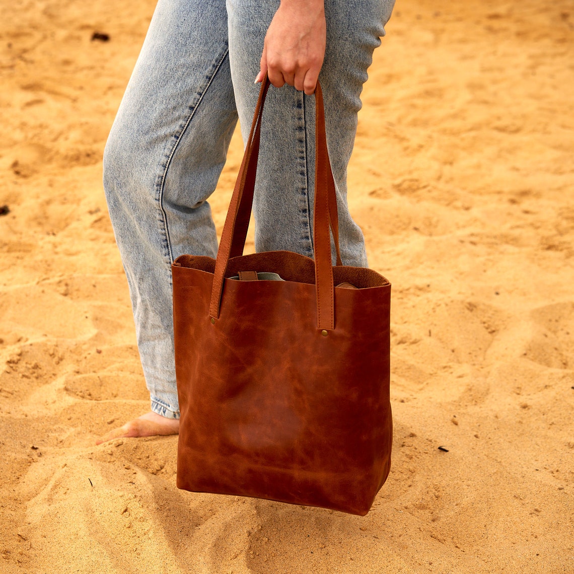 Melbourne Leather Co Leather totes,Work bag,Tote bag,Brown leather tote,Custom tote bag,Brown leather tote bag,Monogram computer bag,Ladies computer bag gift - LB18