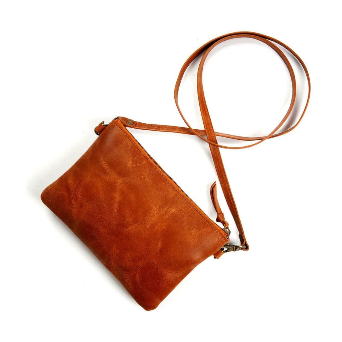 Melbourne Leather Co Genuine Leather Messenger Bag, Crossbody Bag, Leather Shoulder Bag, Travel Bag, Women Leather Men Bag, Satchel, Travel Bag, Purse Passport - LB28